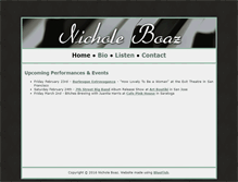 Tablet Screenshot of jazznichole.com